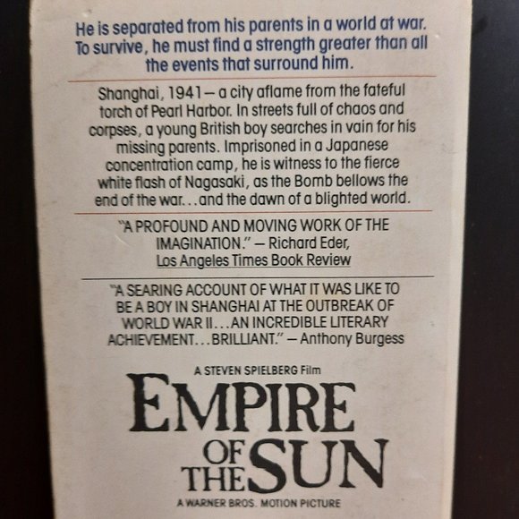 Paperback Books, Set of Two "Movie" Books- Memphis Belle & Empire of the Sun - Picture 5 of 5